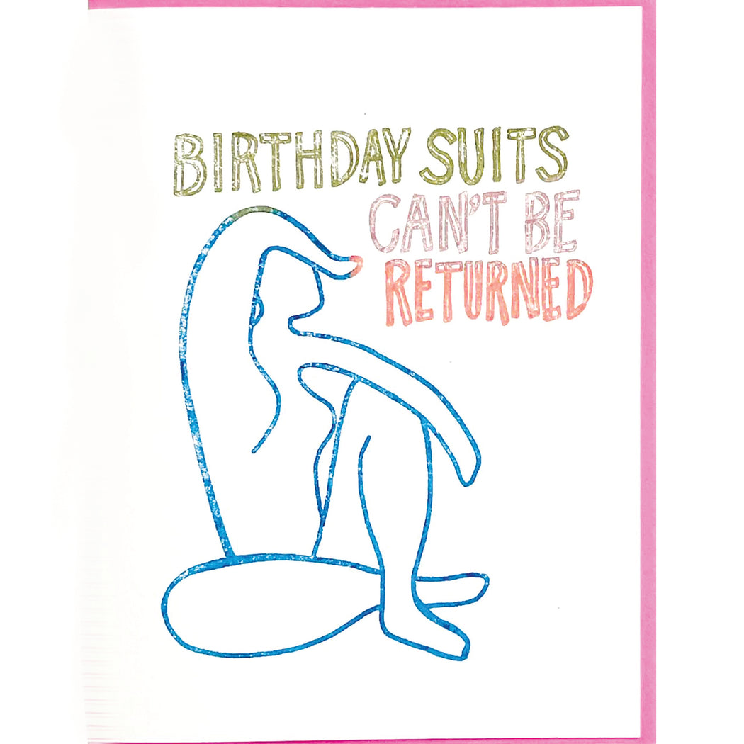 BIRTHDAY SUIT CARD