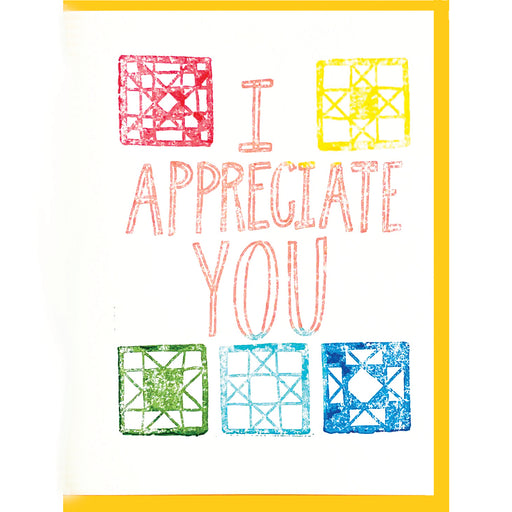 I APPRECIATE YOU CARD