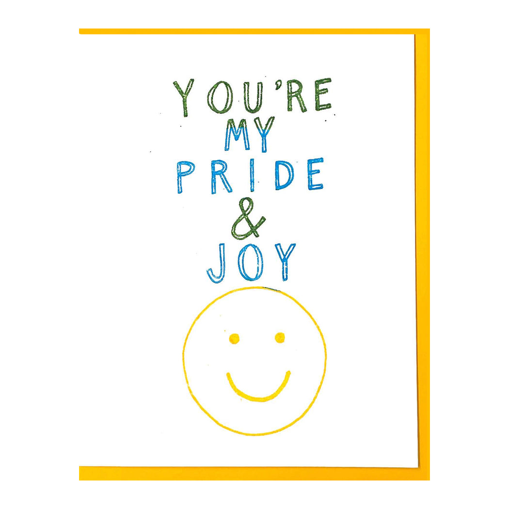 YOU'RE MY PRIDE & JOY CARD