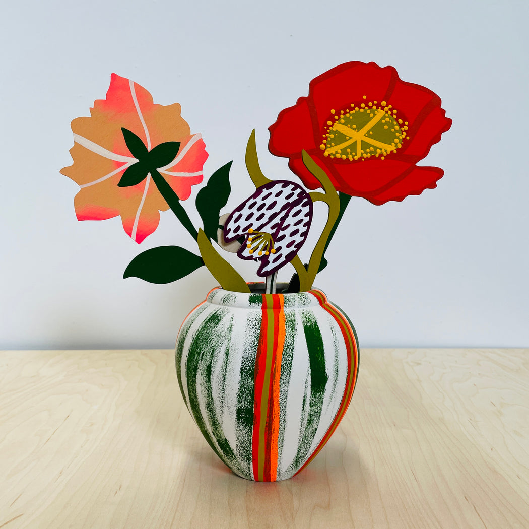 VASE - TURTLE POWER STRIPE