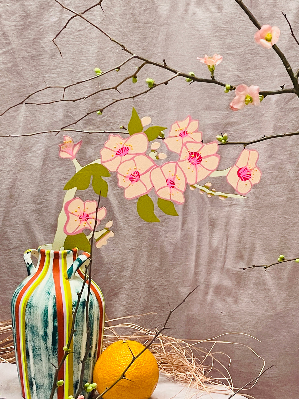 FOREVER FLOWER - CHERRY BLOSSOM BRANCH
