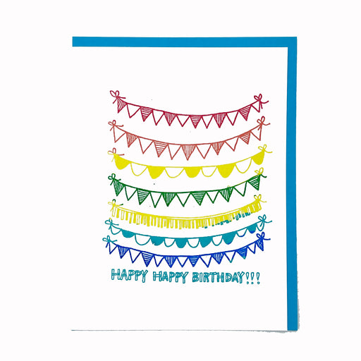 HAPPY BIRTHDAY FLAGS CARD