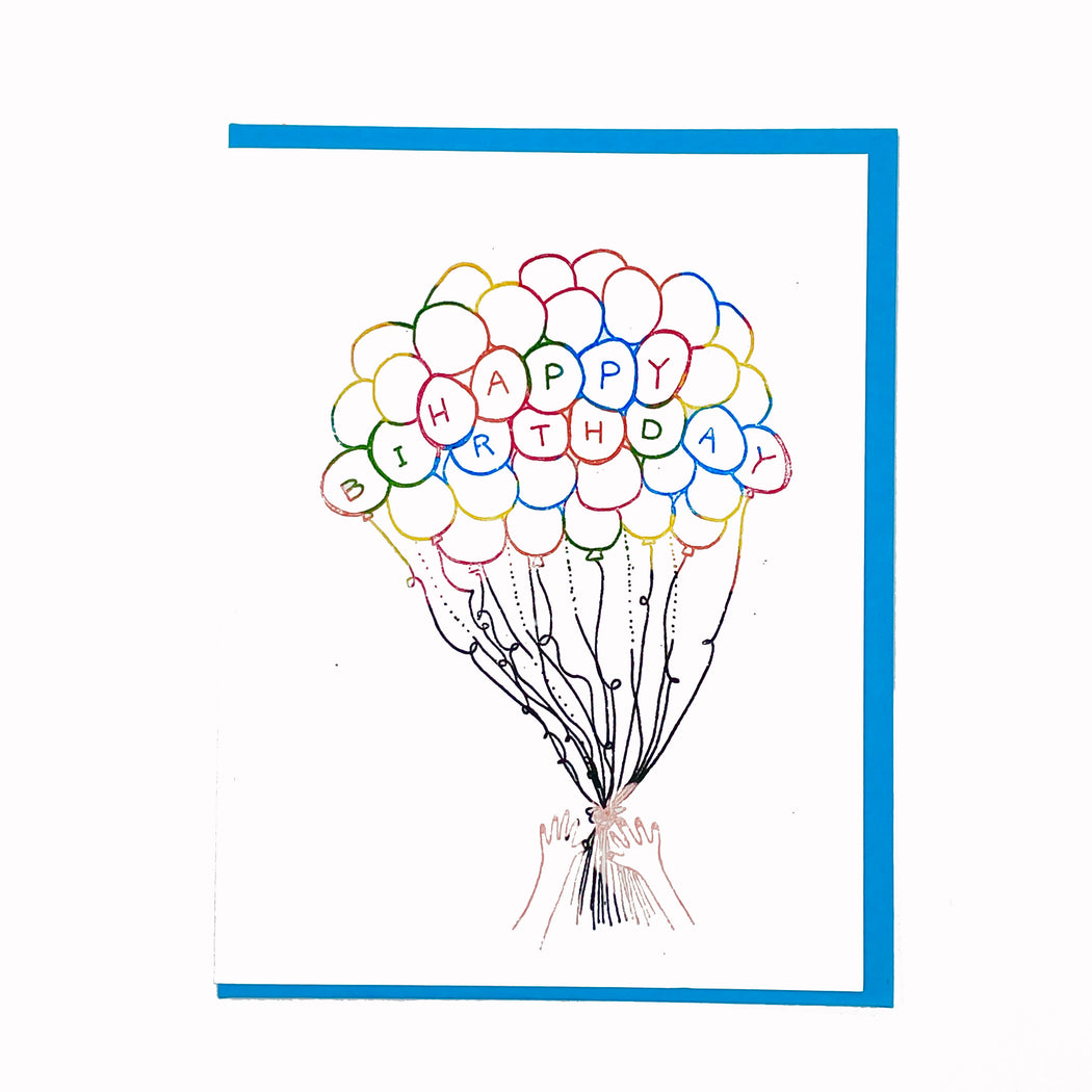 BALLOONS BIRTHDAY CARD