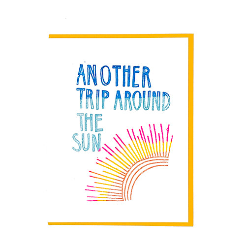 ANOTHER TRIP AROUND THE SUN CARD