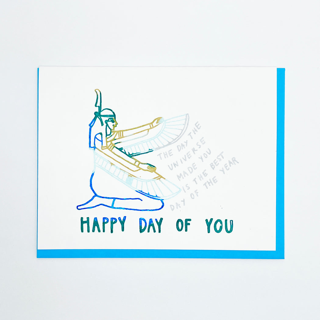 THE DAY THE UNIVERSE MADE YOU BIRTHDAY CARD