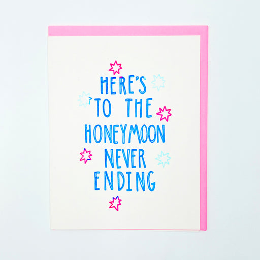 HONEYMOON WEDDING CARD