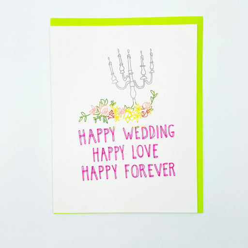 HAPPY FOREVER WEDDING CARD