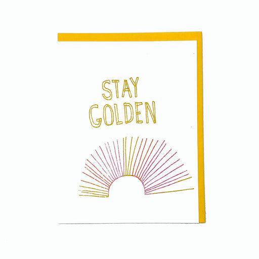 STAY GOLDEN CARD