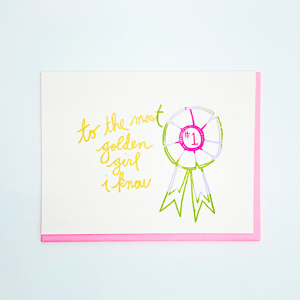 GOLDEN GIRL CARD