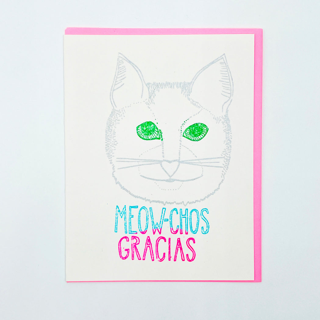 MEOW-CHOS GRACIAS CARD