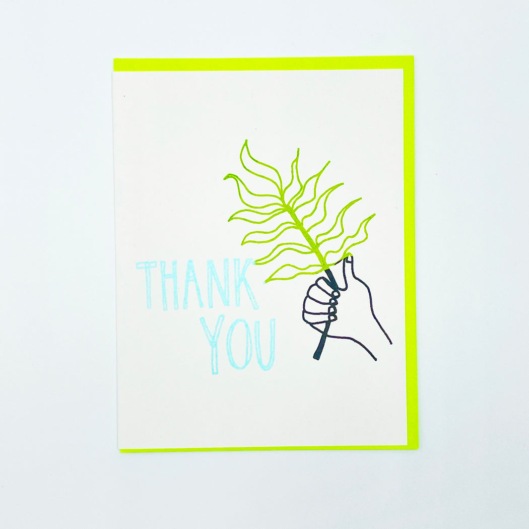 THANK YOU FERN CARD