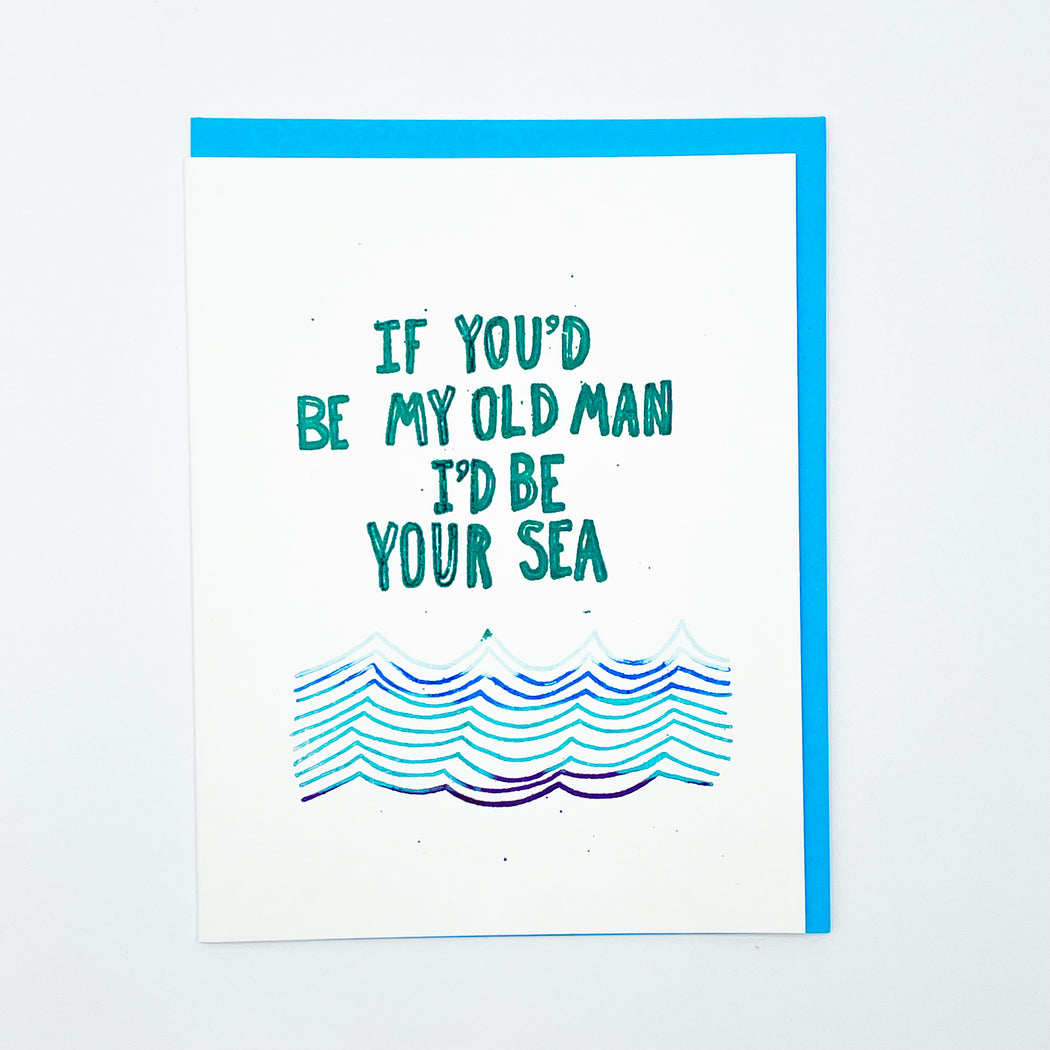 OLD MAN AND THE SEA CARD