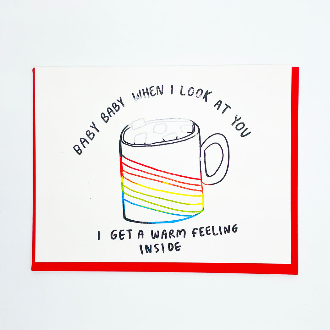 WARM FEELING COCOA MUG CARD