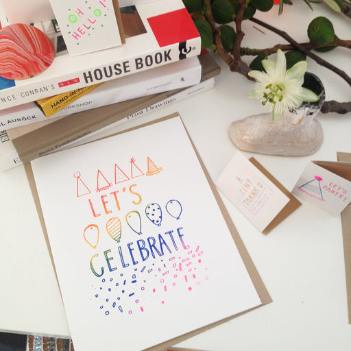 LET'S CELEBRATE BIG CARD