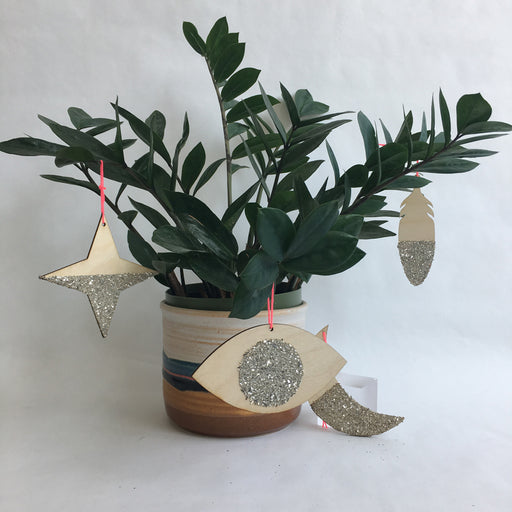 GLITTER ORNAMENTS
