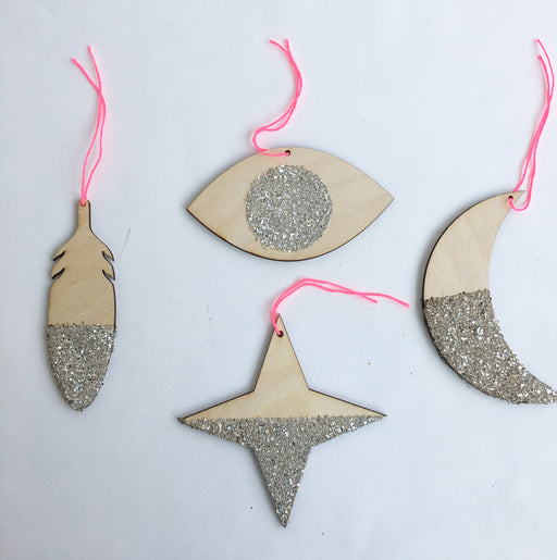GLITTER ORNAMENTS