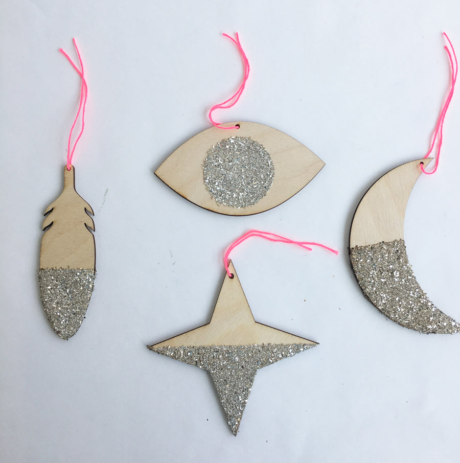 GLITTER ORNAMENTS