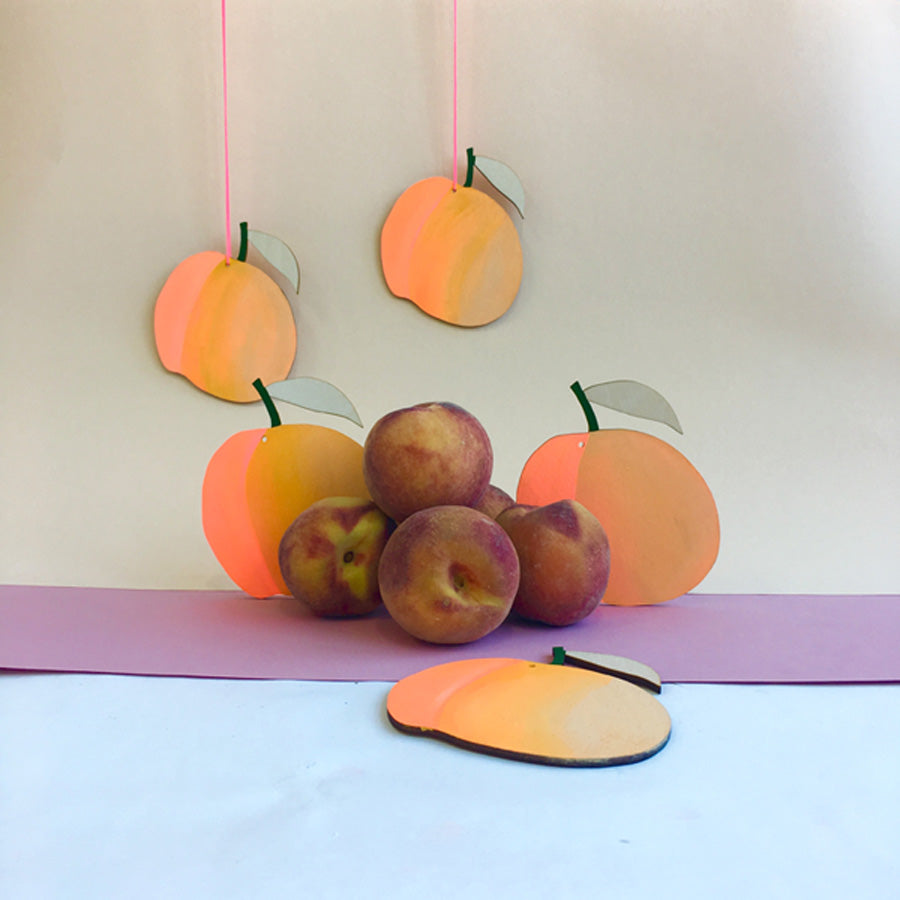 FRUIT WALL CHARM - PEACH