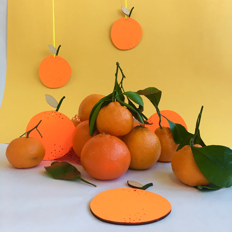 FRUIT WALL CHARM - ORANGE