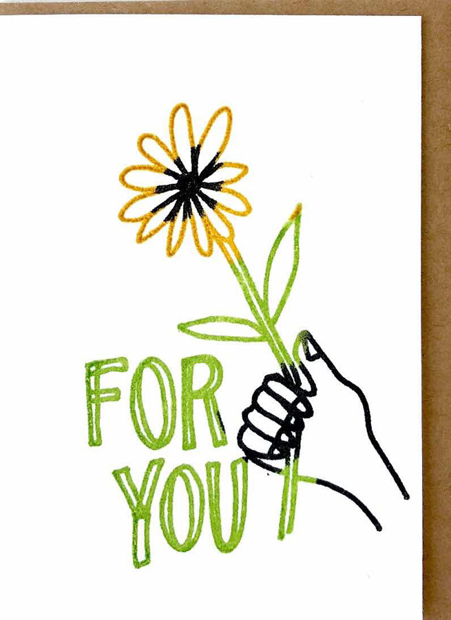 MINI NOTE CARD - FOR YOU