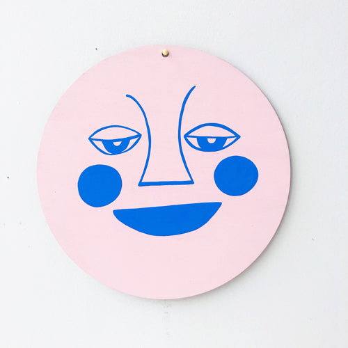 WALL CHARM - MOON FACE