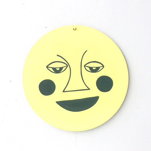 WALL CHARM - MOON FACE