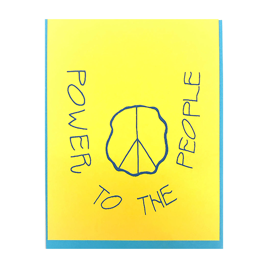 POWER TO THE PEOPLE CARD