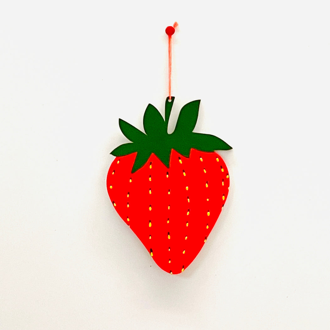 FRUIT WALL CHARM - STRAWBERRY