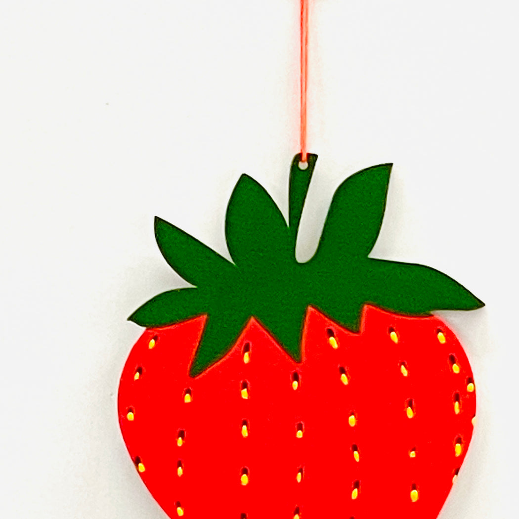 FRUIT WALL CHARM - STRAWBERRY