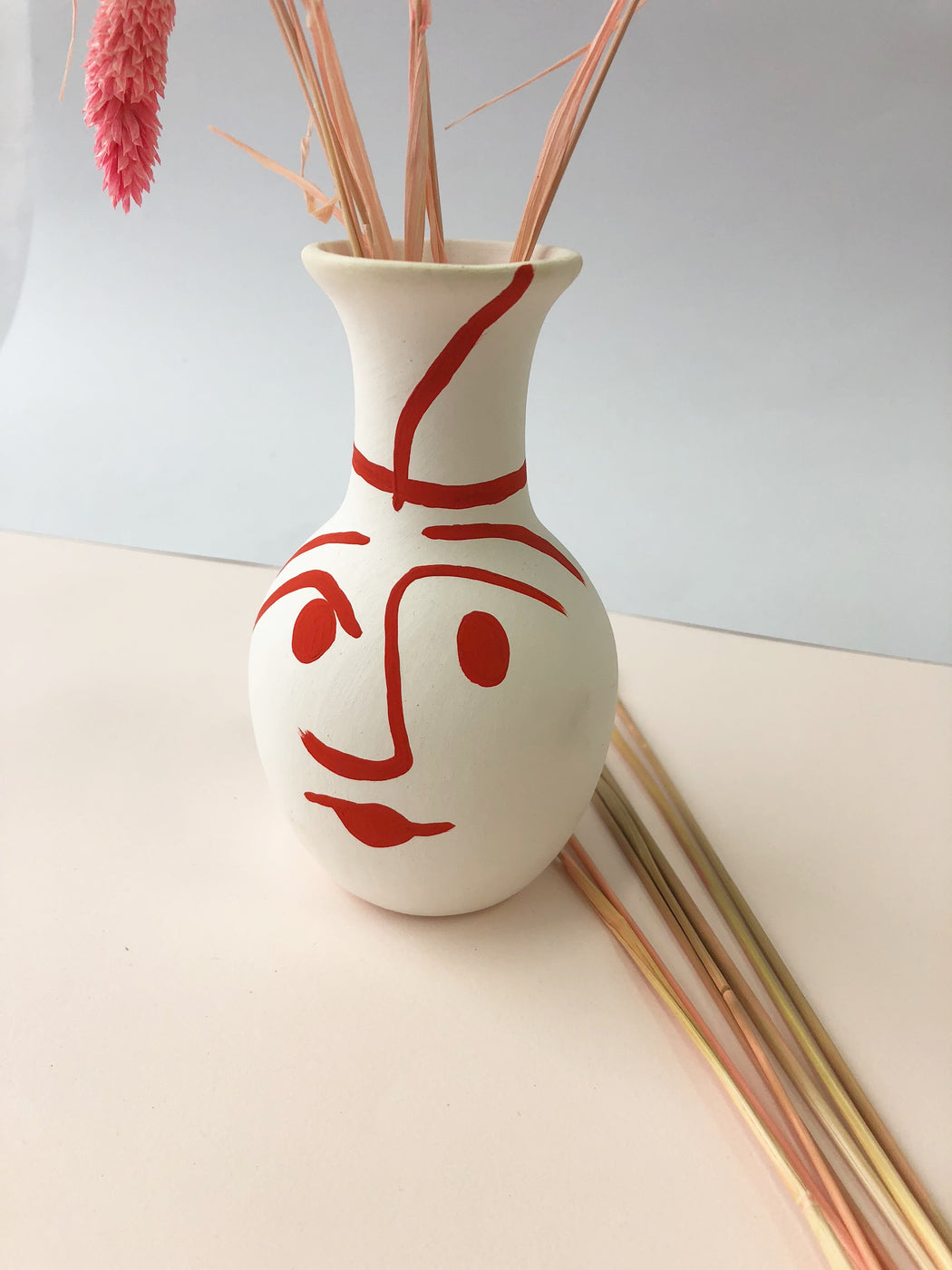 VASE - FACE ORANGE