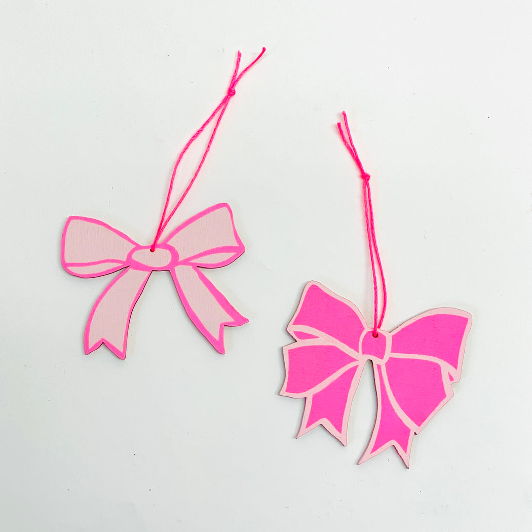RIBBON ORNAMENT DUO