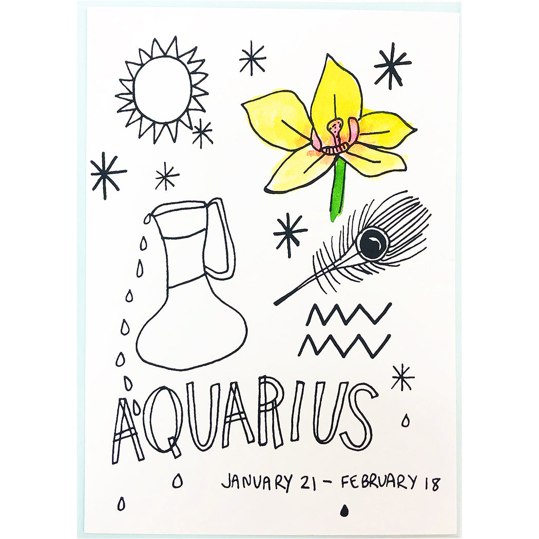 AQUARIUS CARD
