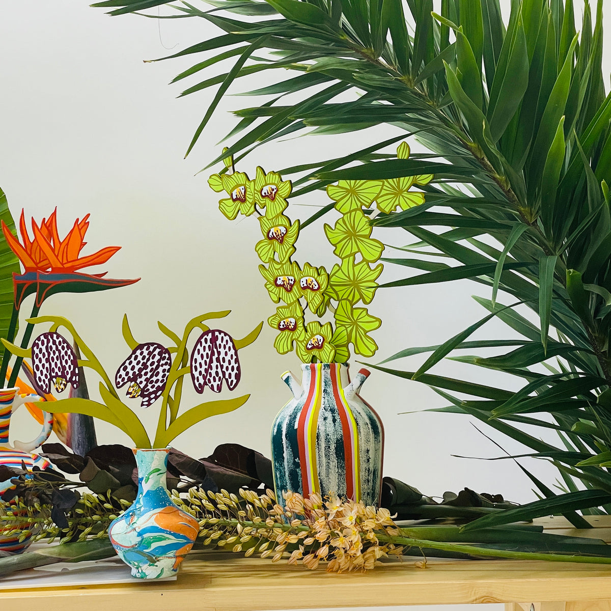 おまとめ5着【EN FOCUS STUDIO】フラワーシースルー993 OBJECTS — COSMIC PEACE STUDIO