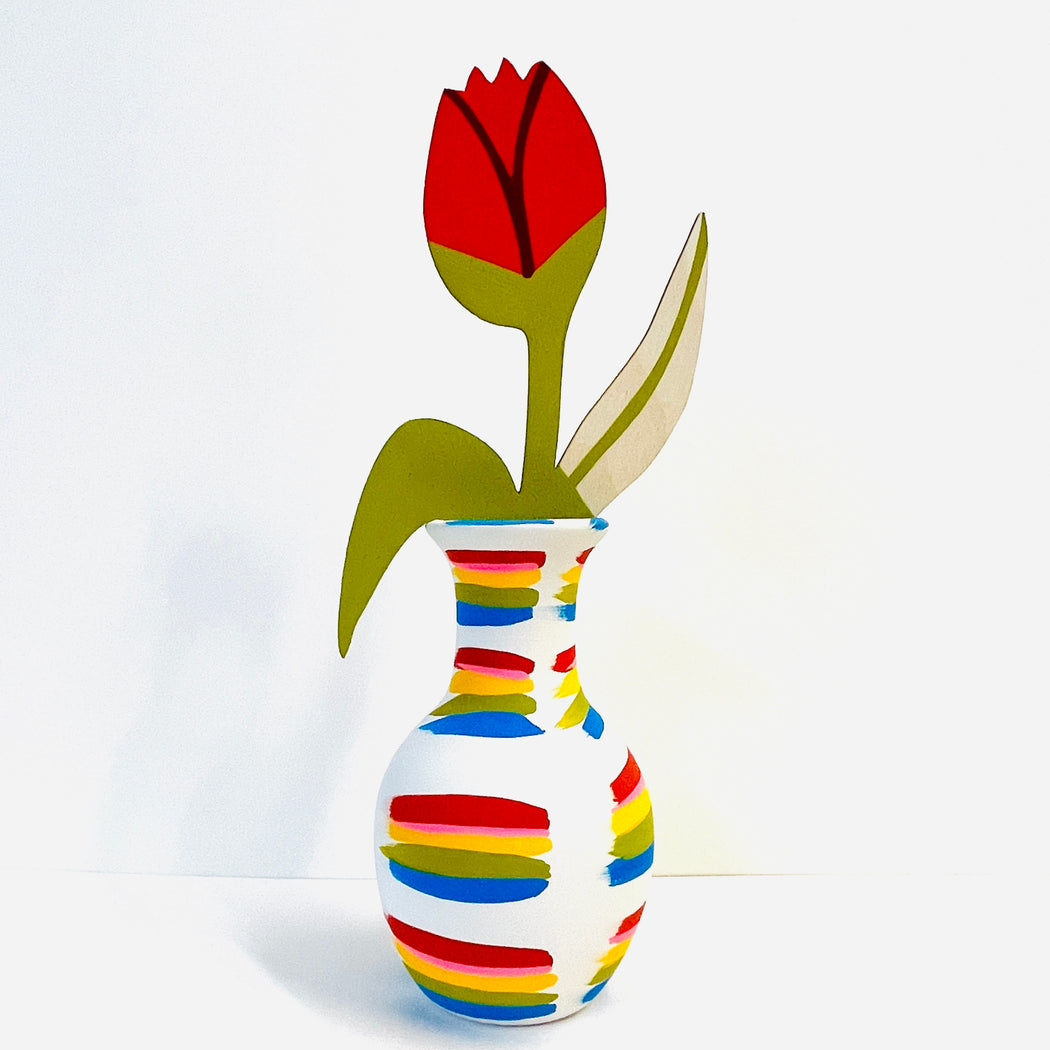 VASE - STRIPE DASH