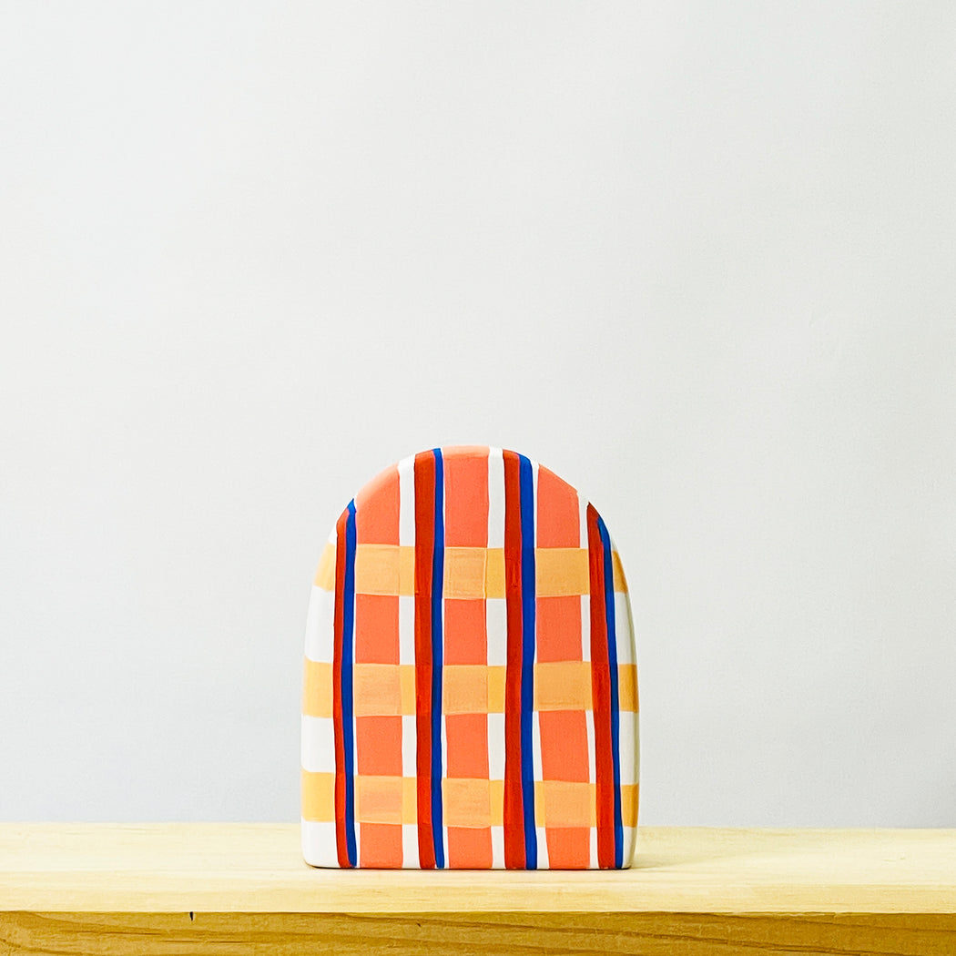 VASE - ARC - PLAID