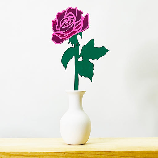 FOREVER FLOWER - LONG STEM ROSE PURPLE