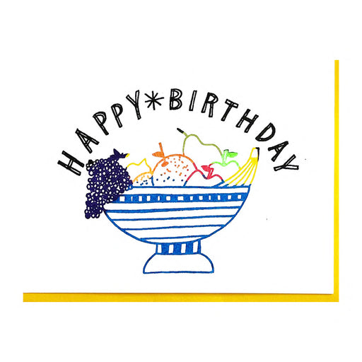 FRUIT BOWL BIRTHDAY CARD