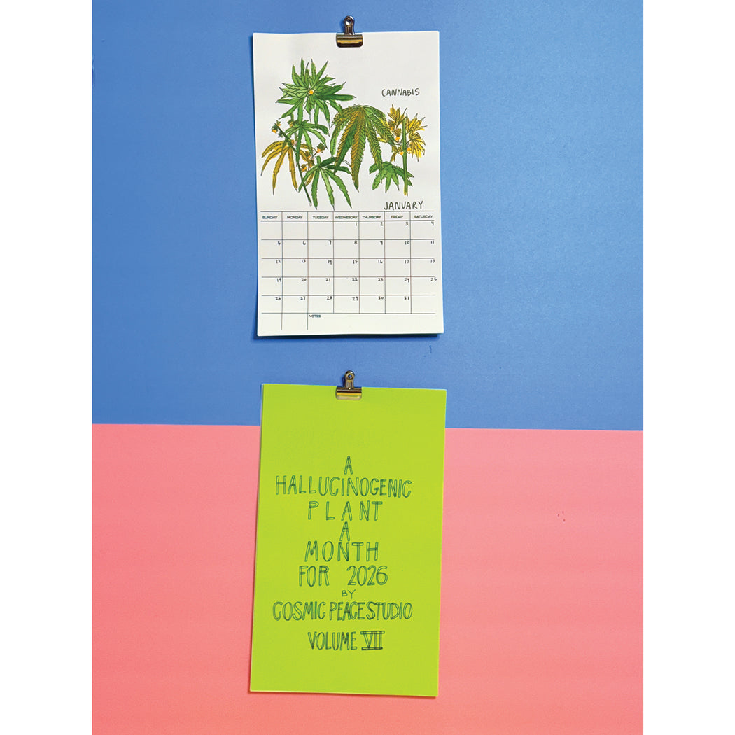 A HALLUCINOGENIC PLANT A MONTH FOR 2026 - CALENDAR