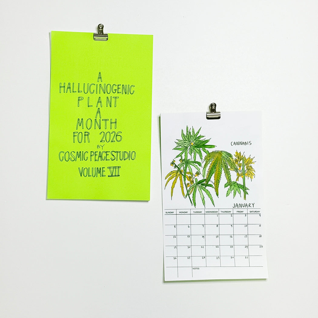 A HALLUCINOGENIC PLANT A MONTH FOR 2026 - CALENDAR