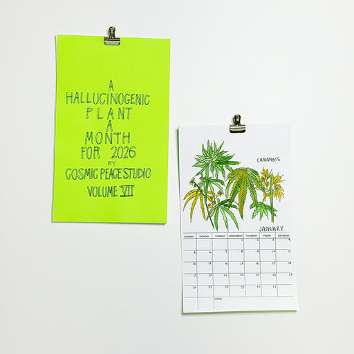 A HALLUCINOGENIC PLANT A MONTH FOR 2026 - CALENDAR