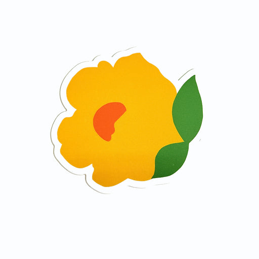 STICKER - YELLOW POPPY