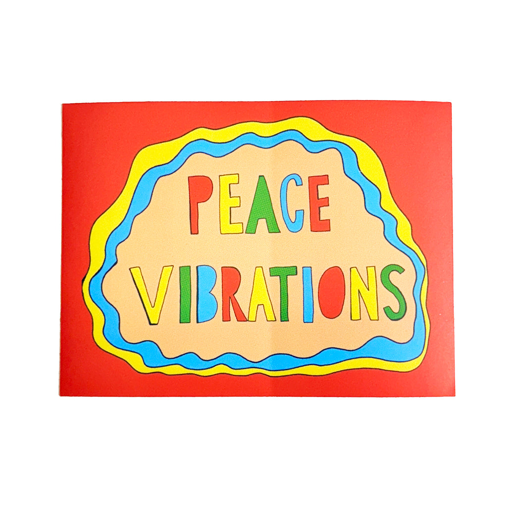 STICKER - PEACE VIBRATIONS