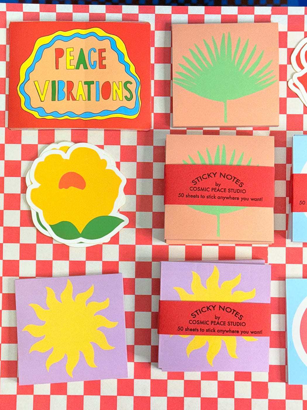 STICKY NOTE - PEACE SIGN