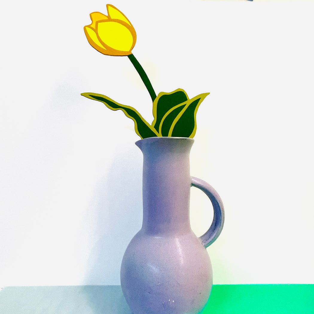 FOREVER FLOWER - FRENCH TULIP - YELLOW