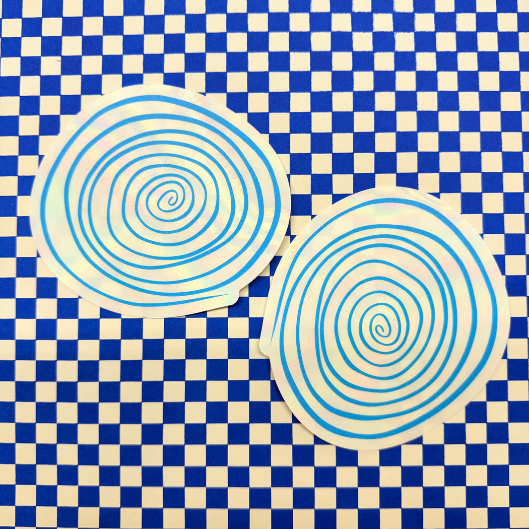 CALDER SPIRAL PRISM WINDOW STICKER