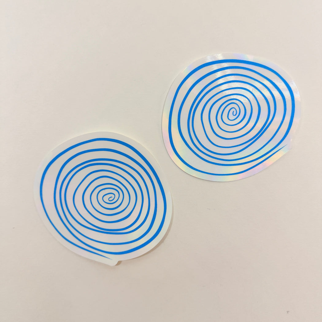 CALDER SPIRAL PRISM WINDOW STICKER