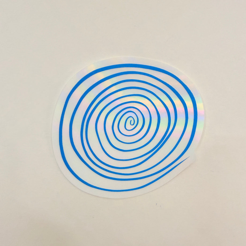 CALDER SPIRAL PRISM WINDOW STICKER