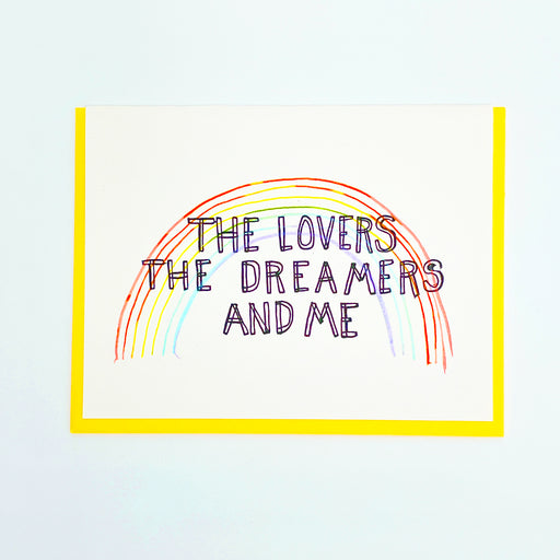 THE LOVERS THE DREAMERS AND ME