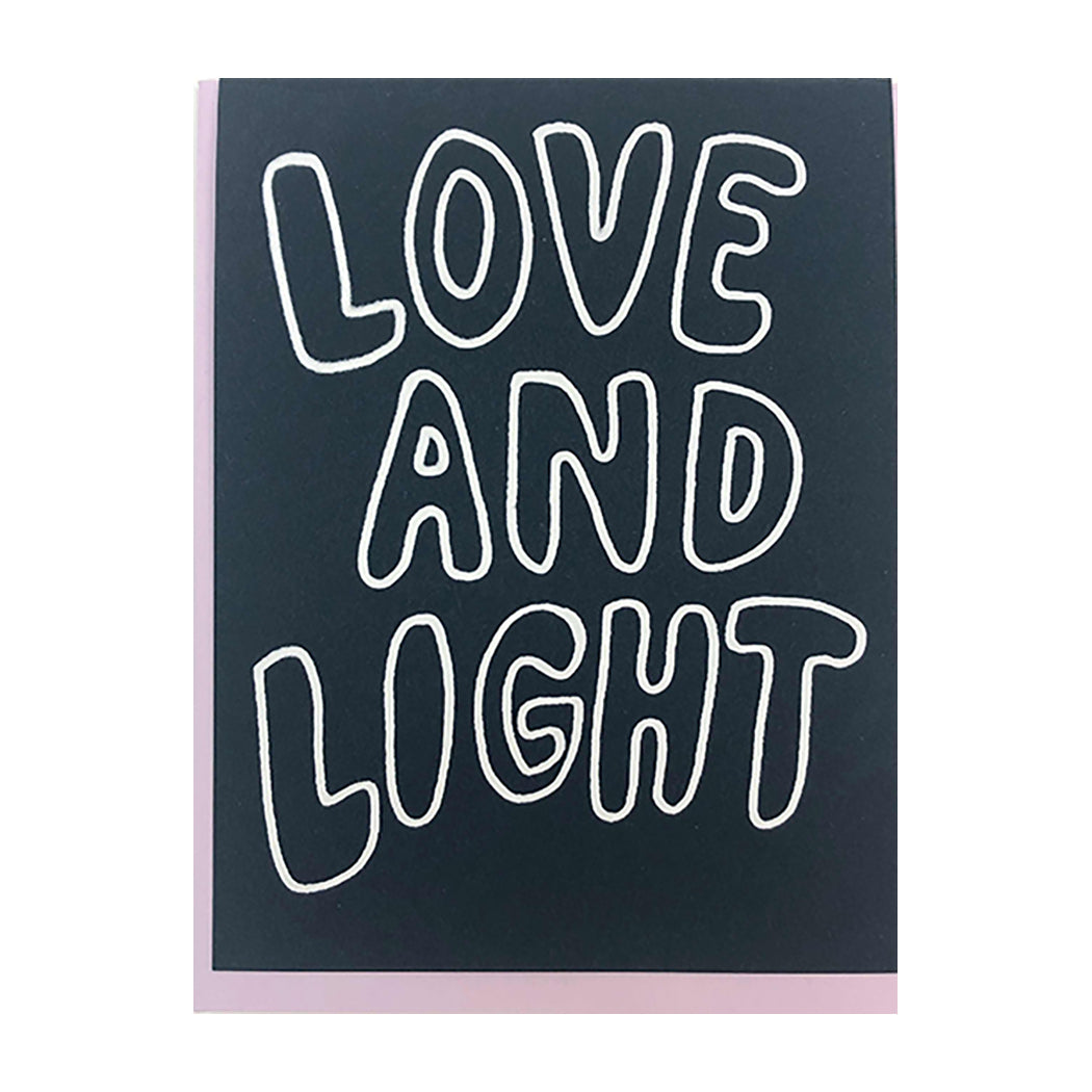 LOVE AND LIGHT CARD — COSMIC PEACE STUDIO